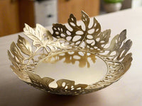 Golden Leaf Harmony Tray W B inc INDIA