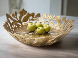 Golden Leaf Harmony Tray W B inc INDIA