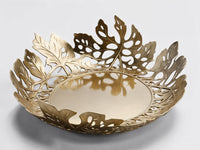 Golden Leaf Harmony Tray W B inc INDIA